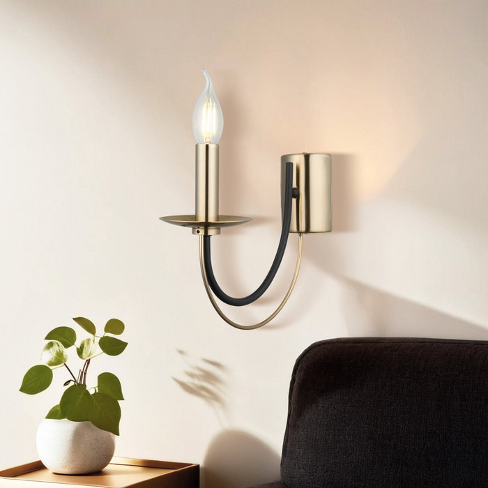 Opviq Ferra - 52-19 Lámpara de pared de metal en laca antigua Opviq Ferra - 52-19 Lámpara de pared de metal en laca antigua